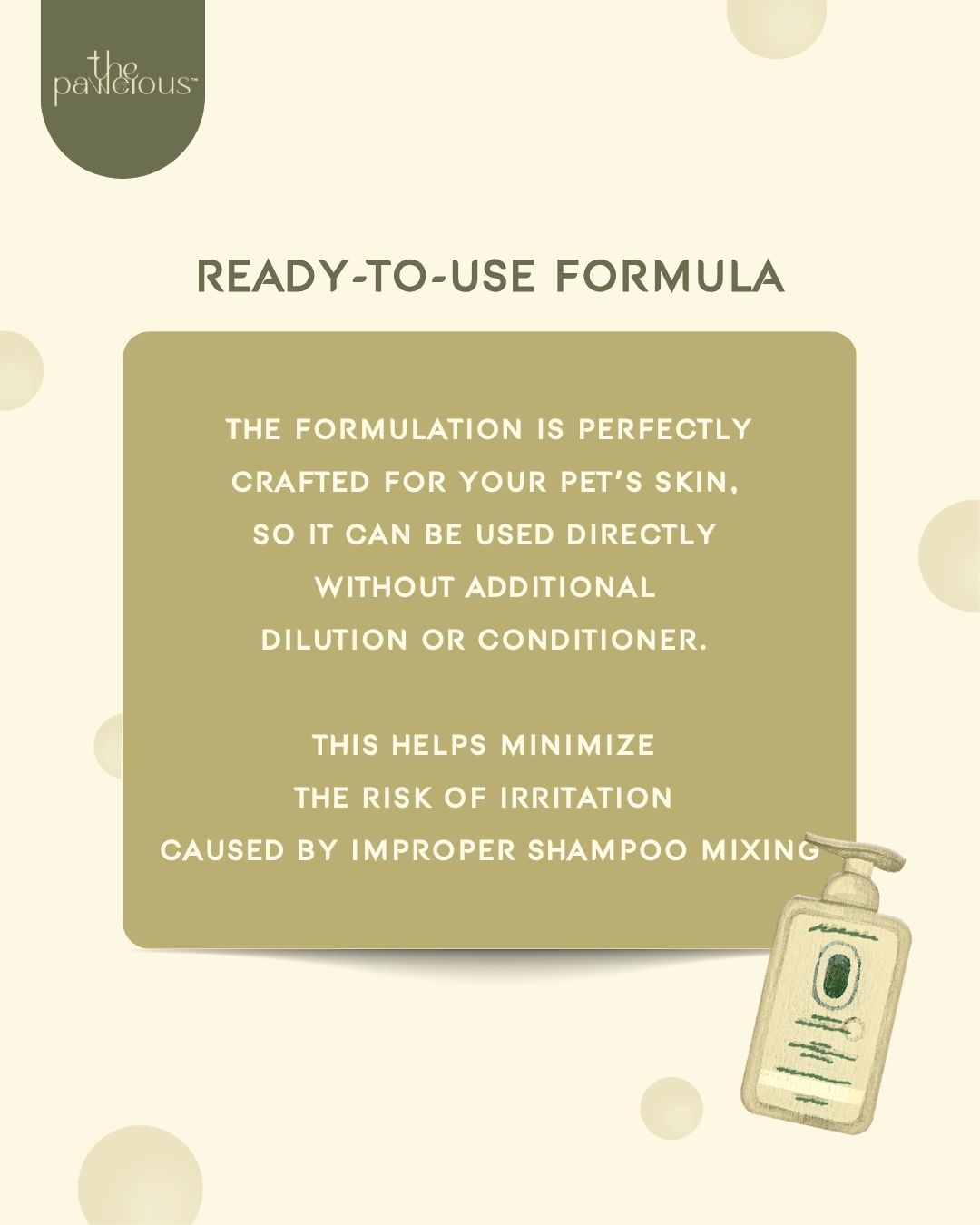 The Pawcious - Gentle Foaming Shampoo