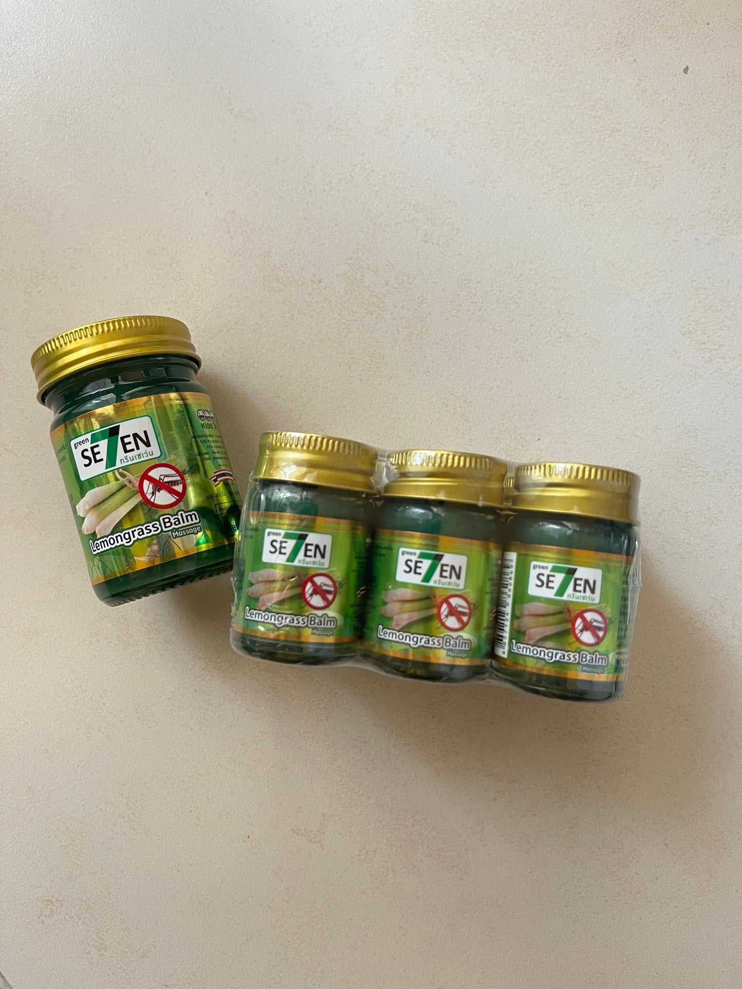 Green Sev7n Lemongrass Anti-mosquito Balm, 15g