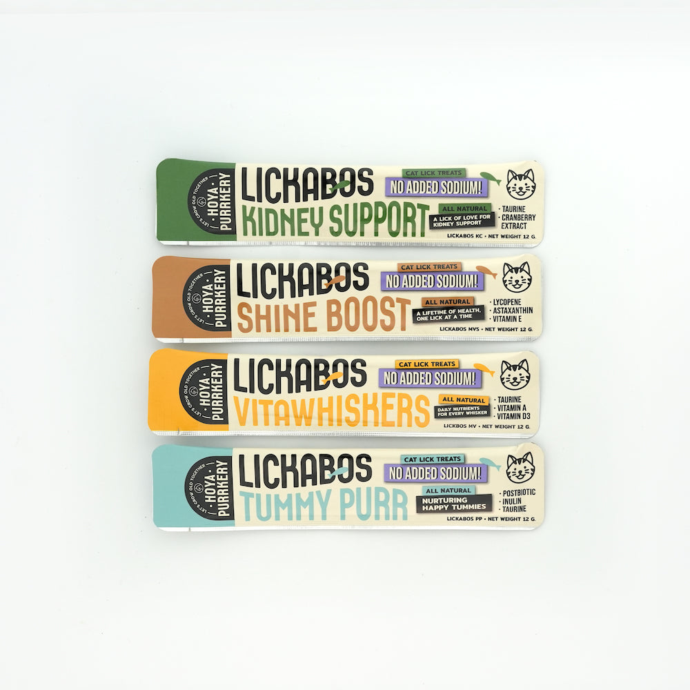 Hoya Purrkery - Lickabos Cat Lick Treats