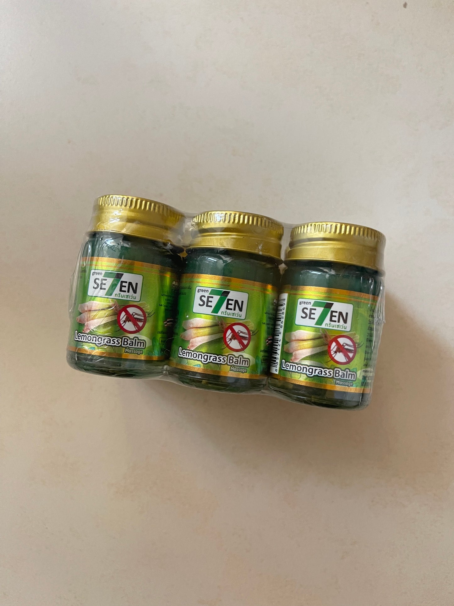 Green Sev7n Lemongrass Anti-mosquito Balm, 15g