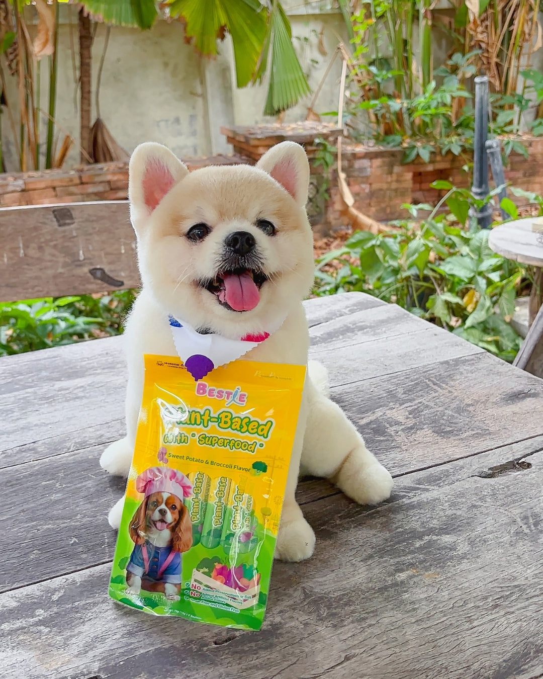 Bestie Plant-Based Dog Lick Treat - Sweet Potato & Broccoli