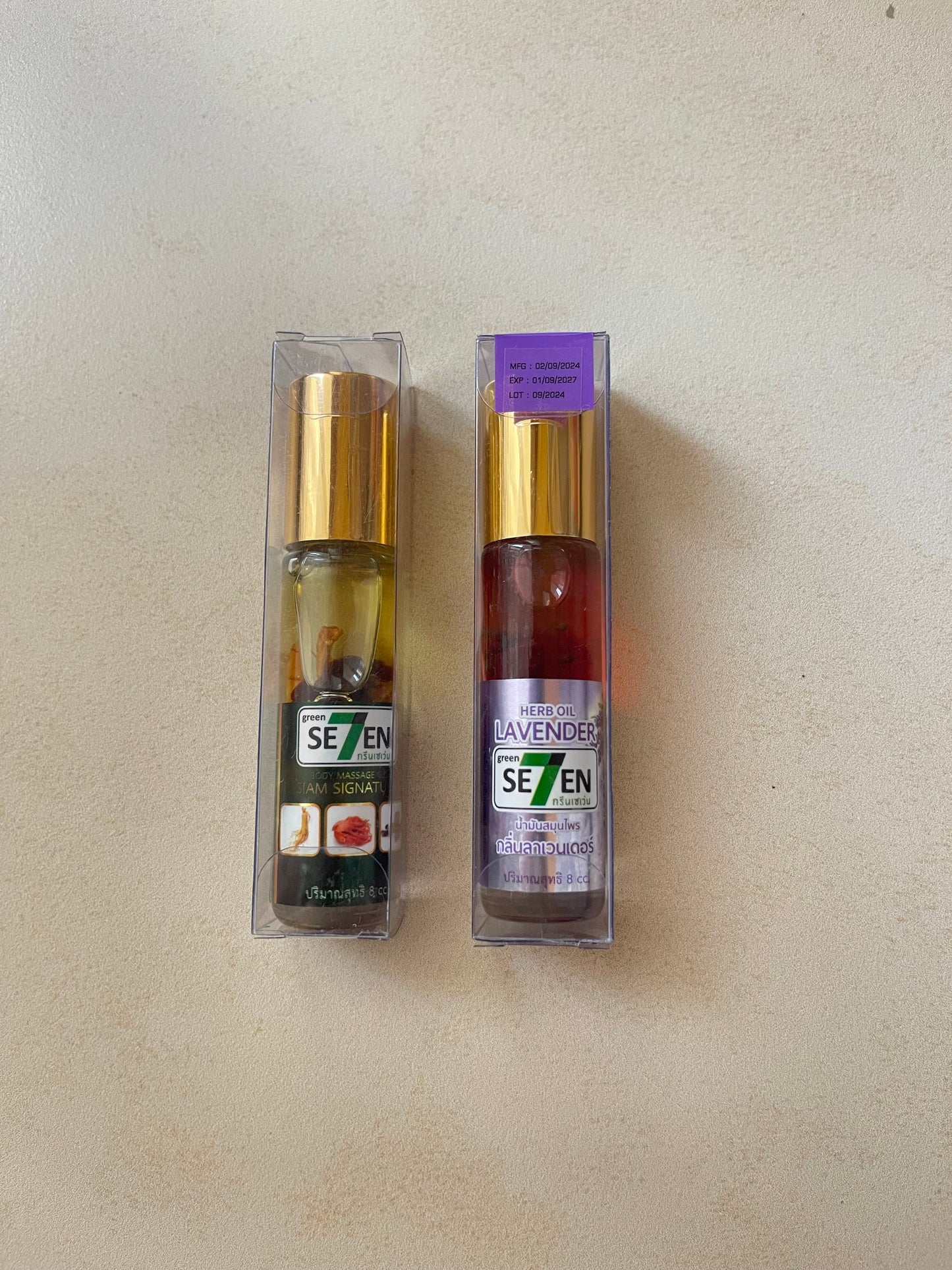 Green Sev7n Herb Roller Essential Oils