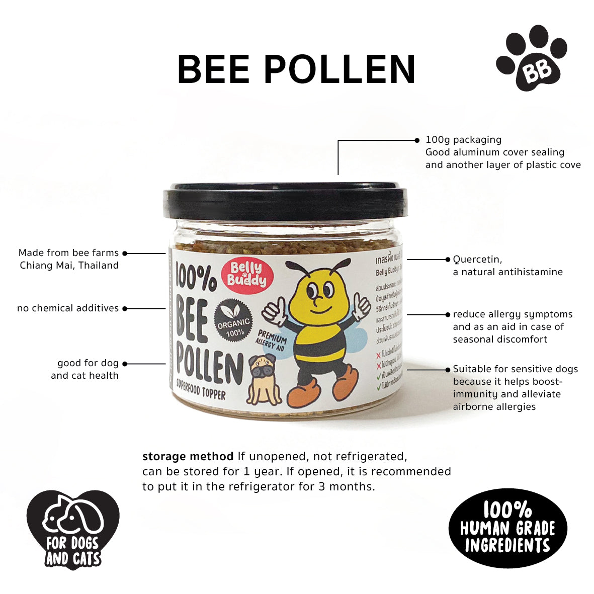 Belly Buddy - Organic Bee Pollen