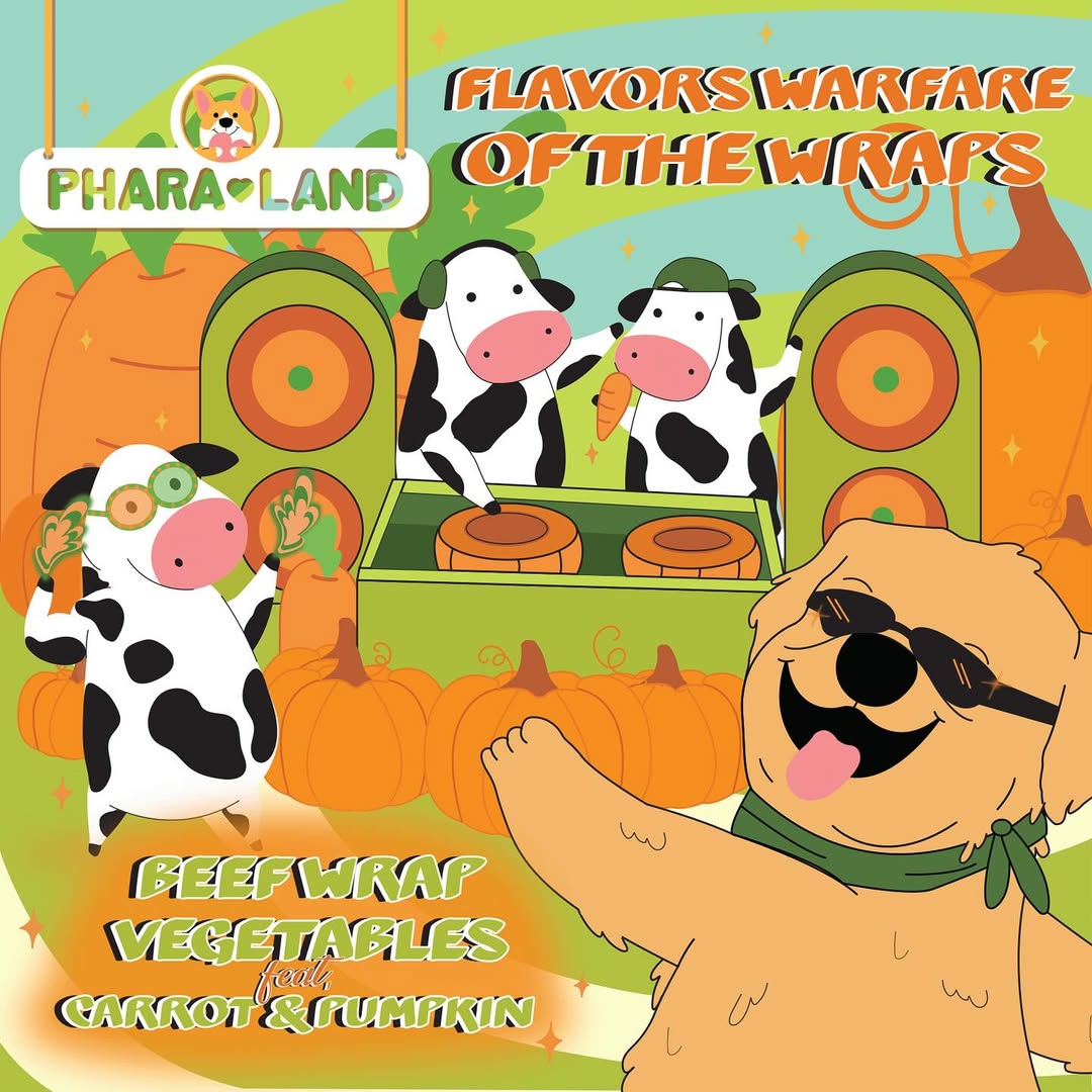 Close-up of beef and vegetable treats. High-fiber, immune-boosting snack for dogs and cats with explosive aroma.