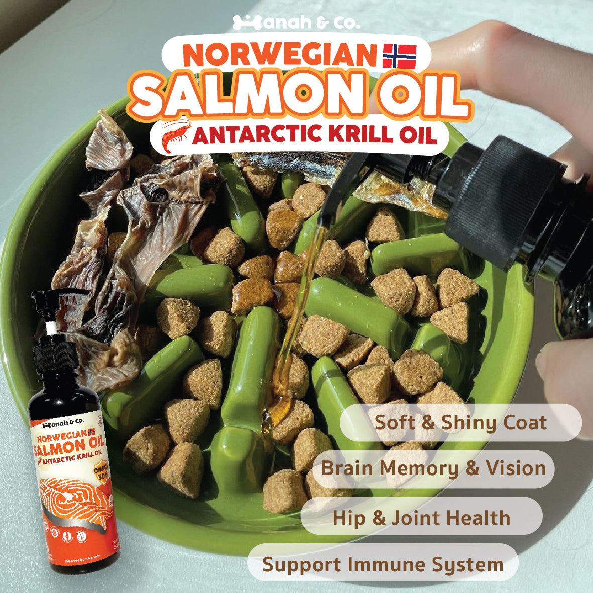 Hanah & Co - Salmon Krill Oil