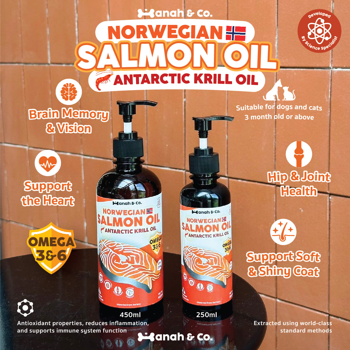 Hanah & Co - Salmon Krill Oil