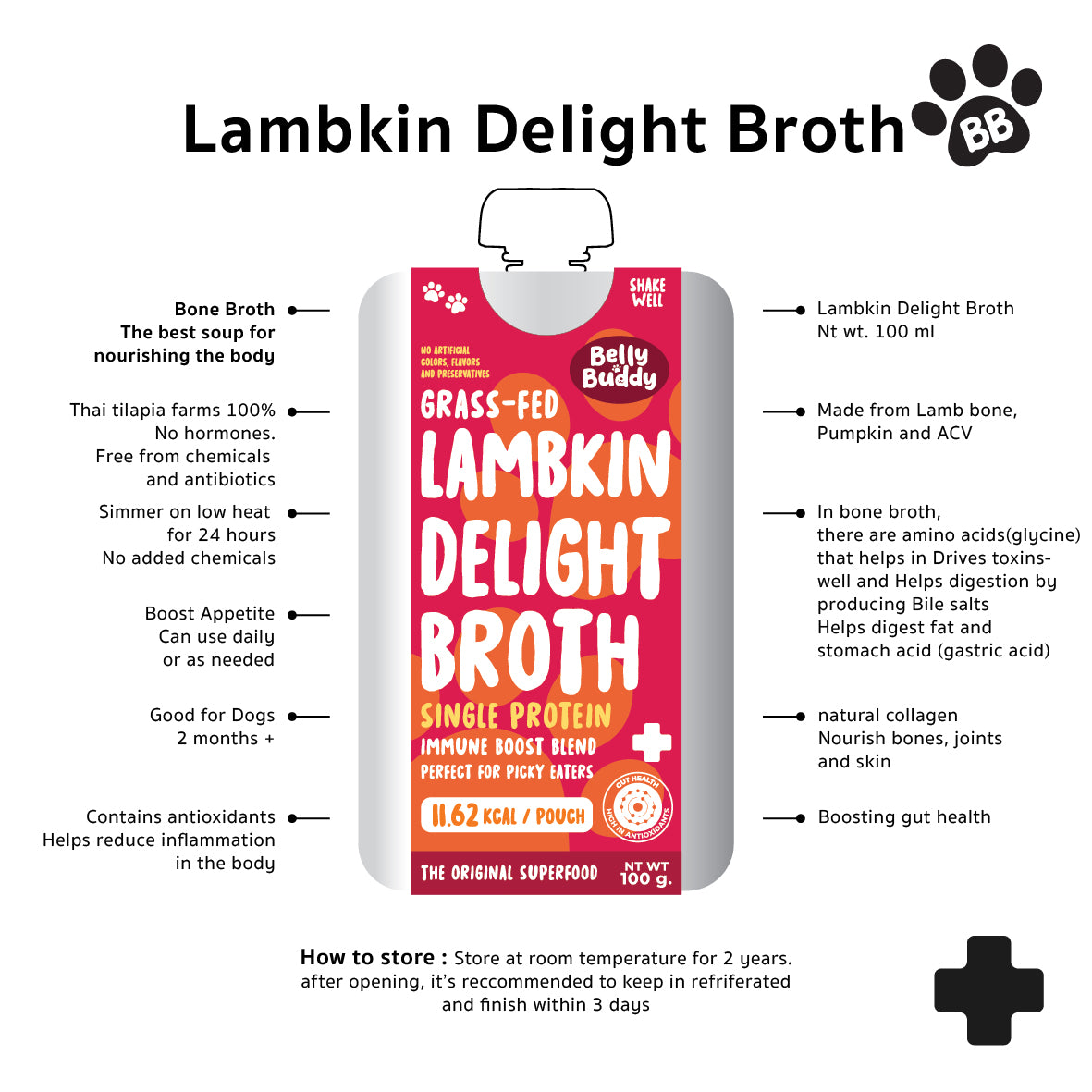 Belly Buddy - Bone Broth, 100ml
