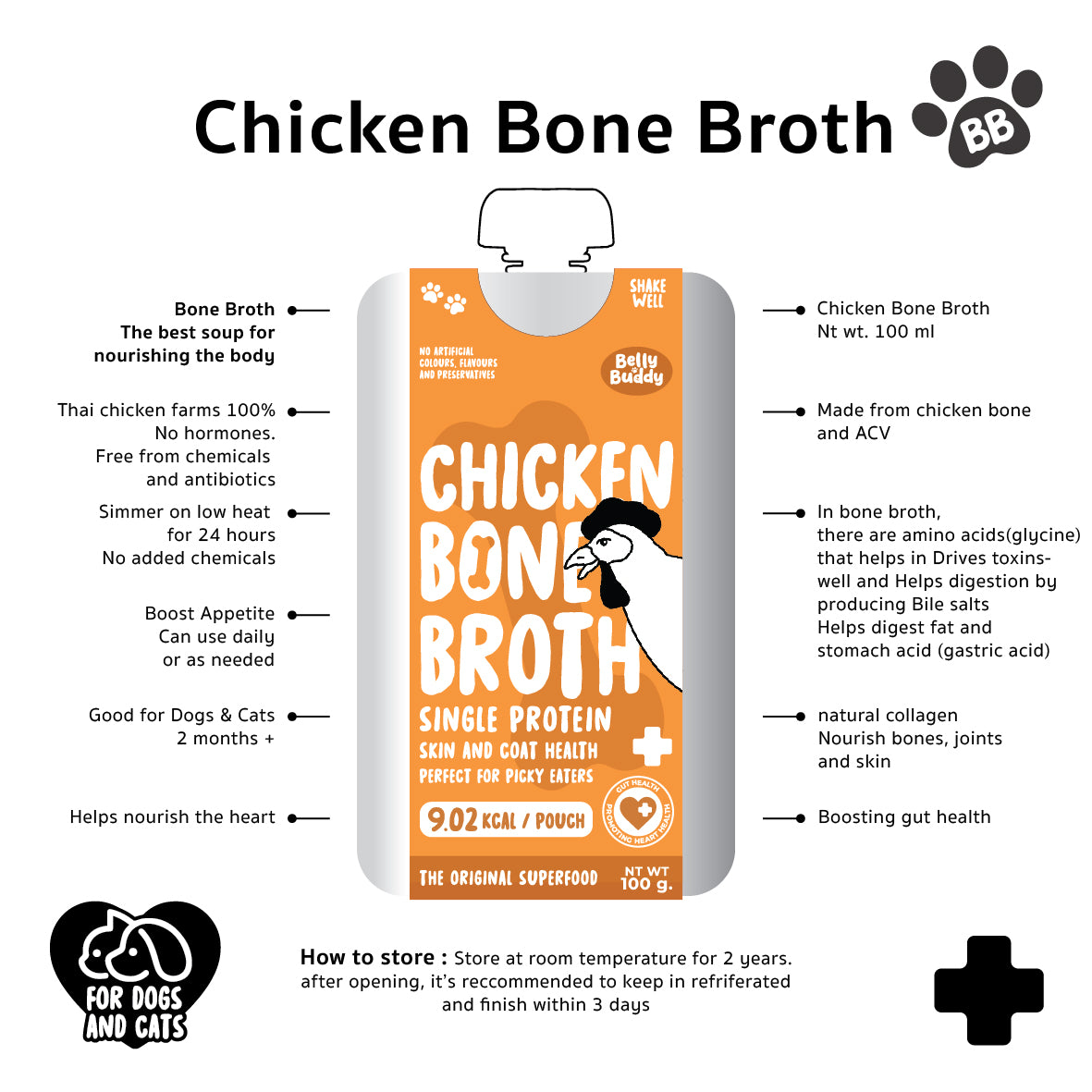 Belly Buddy - Bone Broth, 100ml
