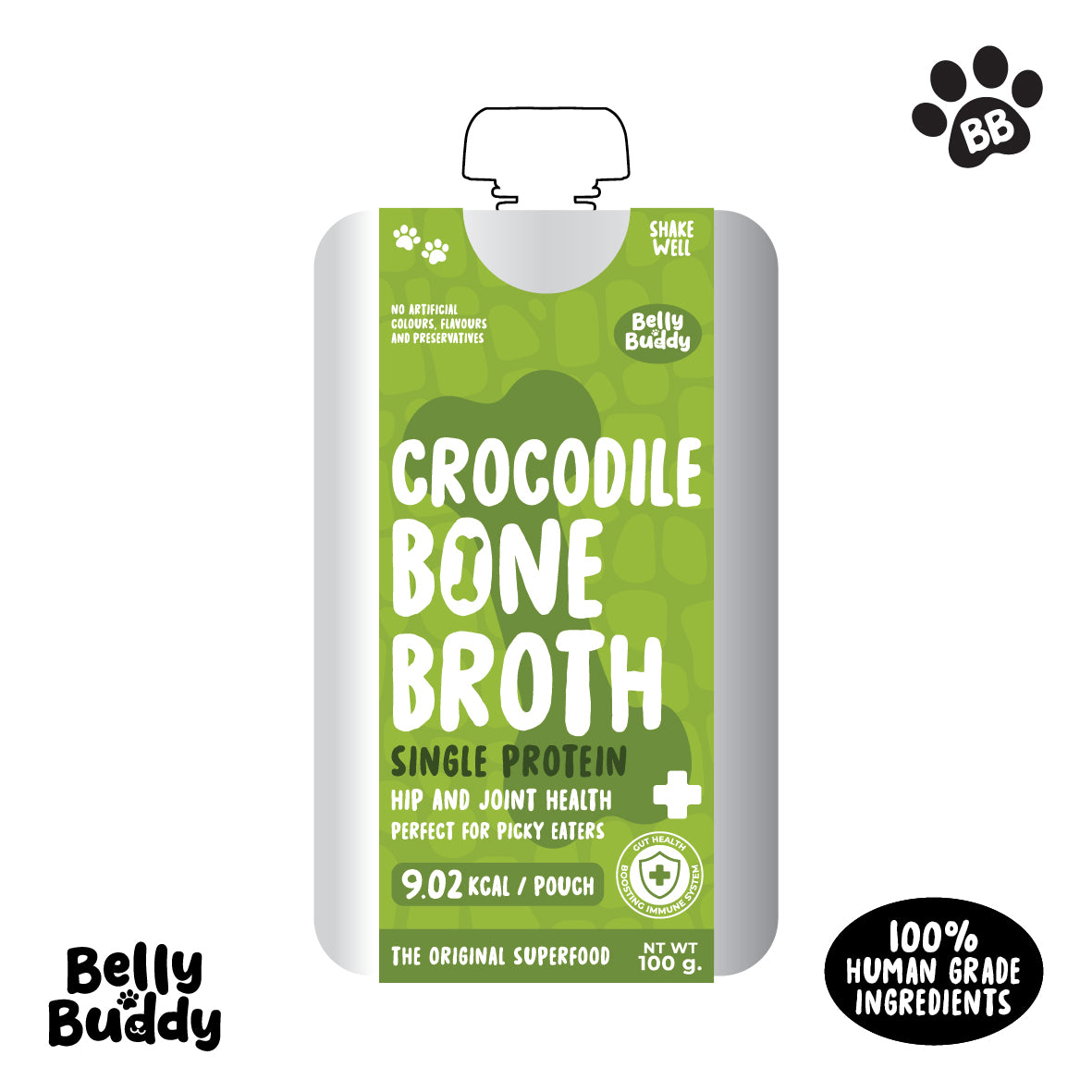 Belly Buddy - Crocodile Bone Broth, 100ml