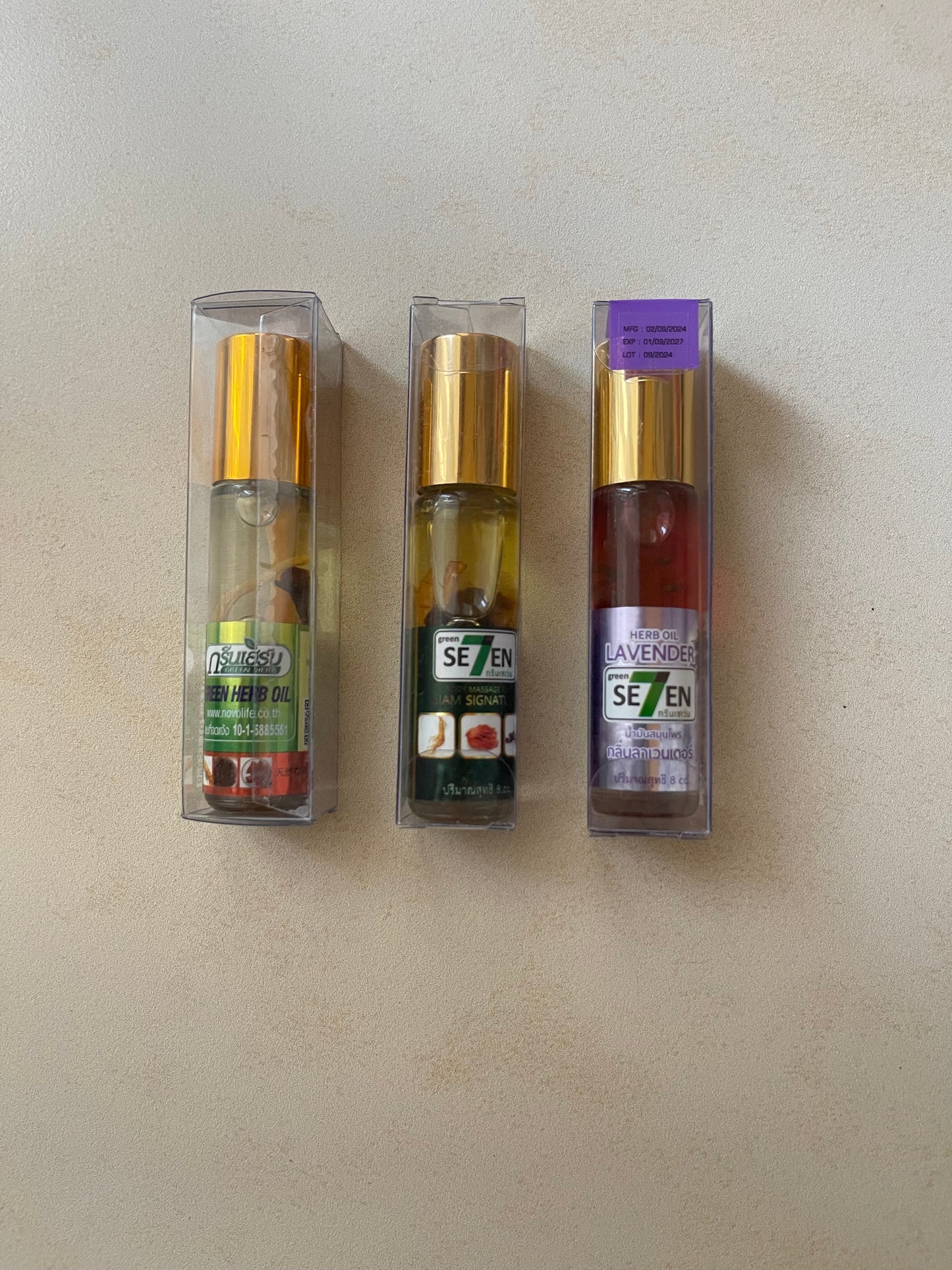 Green Sev7n Herb Roller Essential Oils