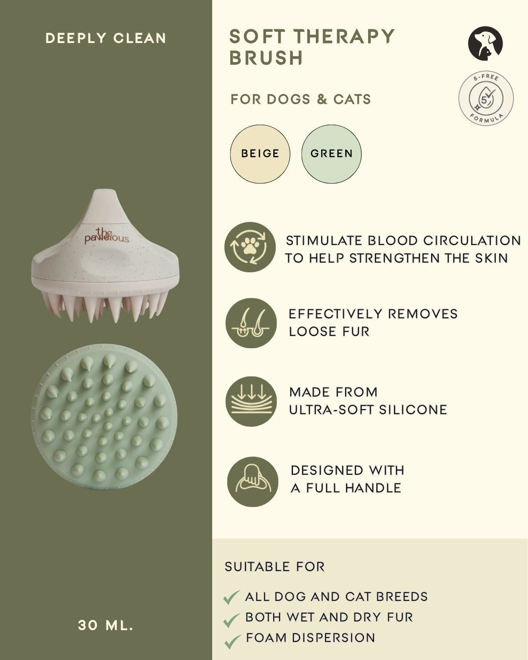 The Pawcious - Soft Therapy Brush