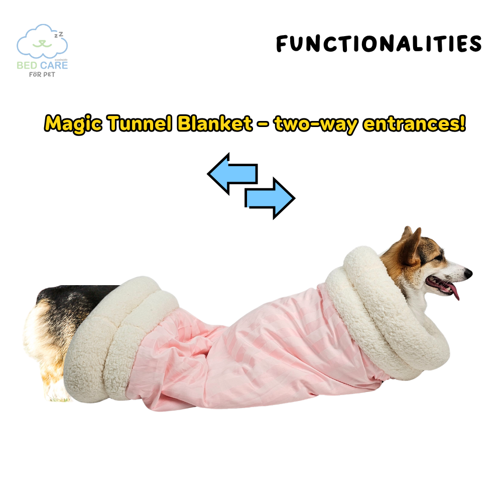 Bed Care for Pet - Tunnel Blanket