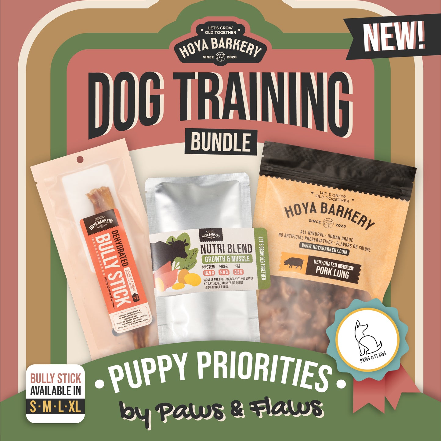 Paws & Flaws Puppy Bundle