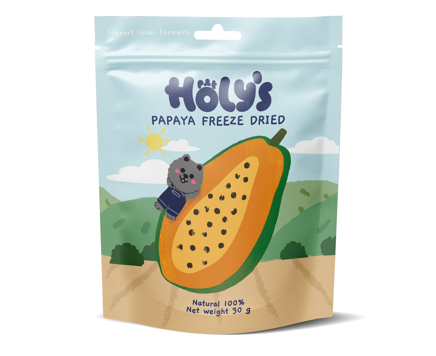 Holy's Papaya Freeze-Dried