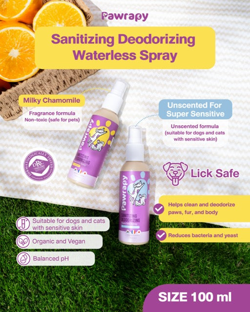Pawrapy - 100 ml Sanitizing & Deodorizing Spray