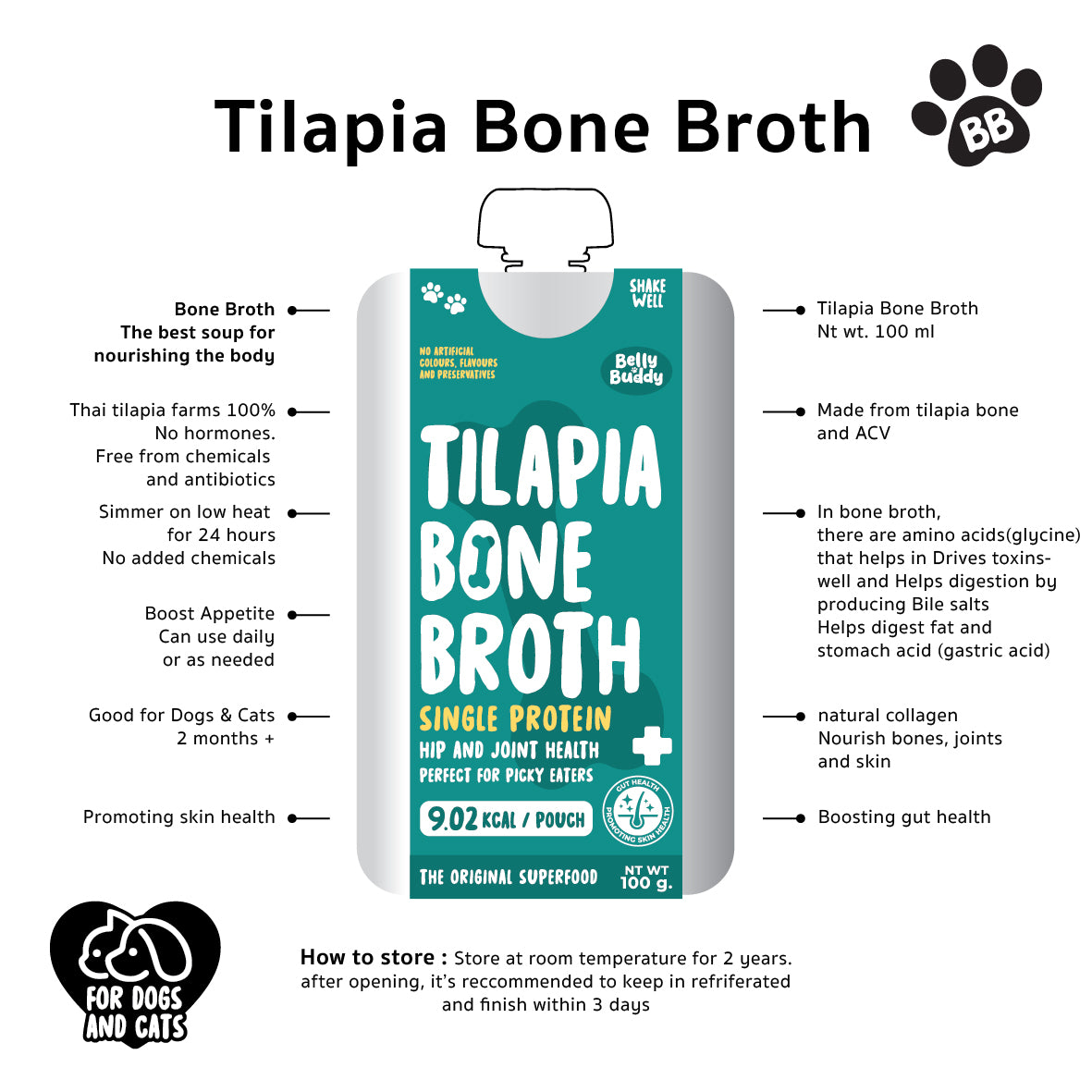 Belly Buddy - Bone Broth, 100ml