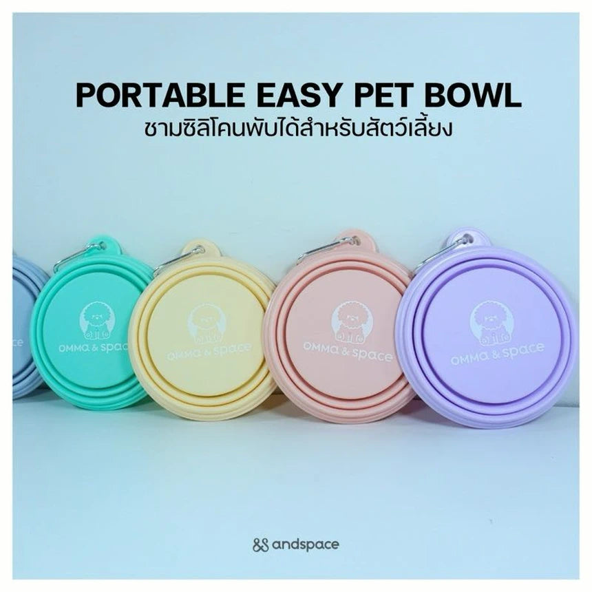 Omma & Space - Portable Travel Pet Bowl