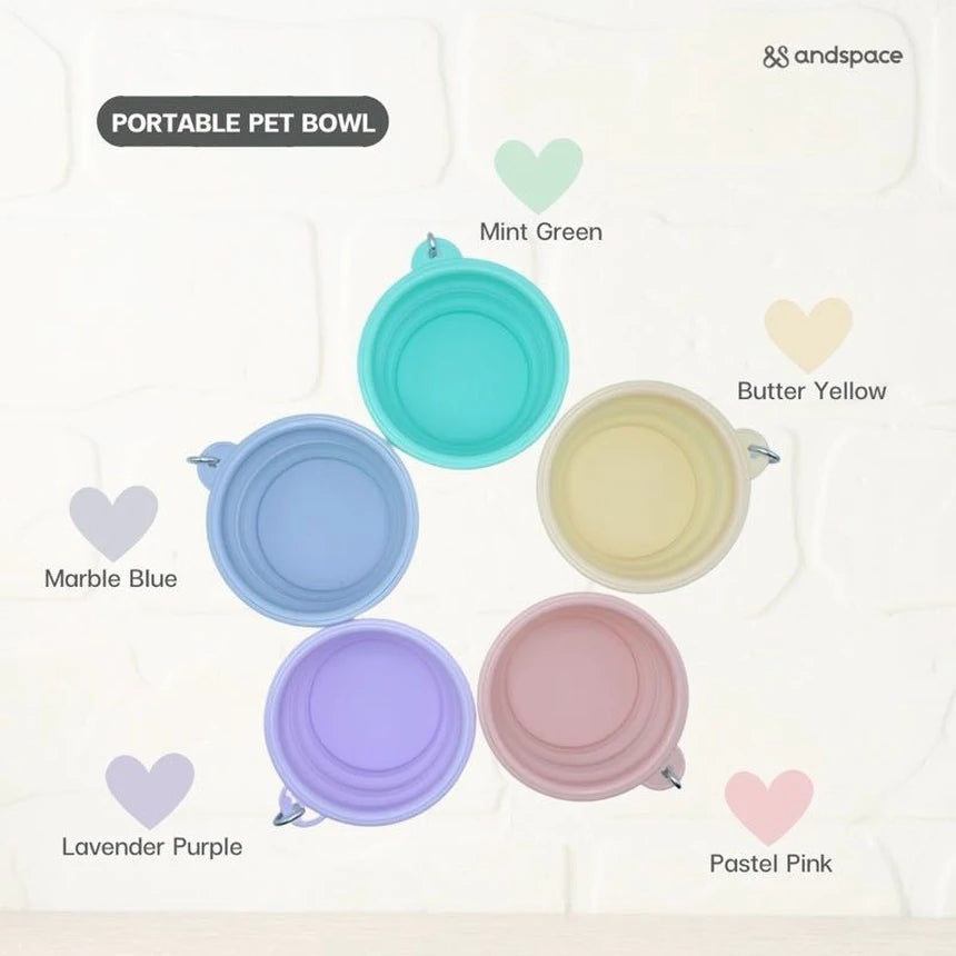 Omma & Space - Portable Travel Pet Bowl