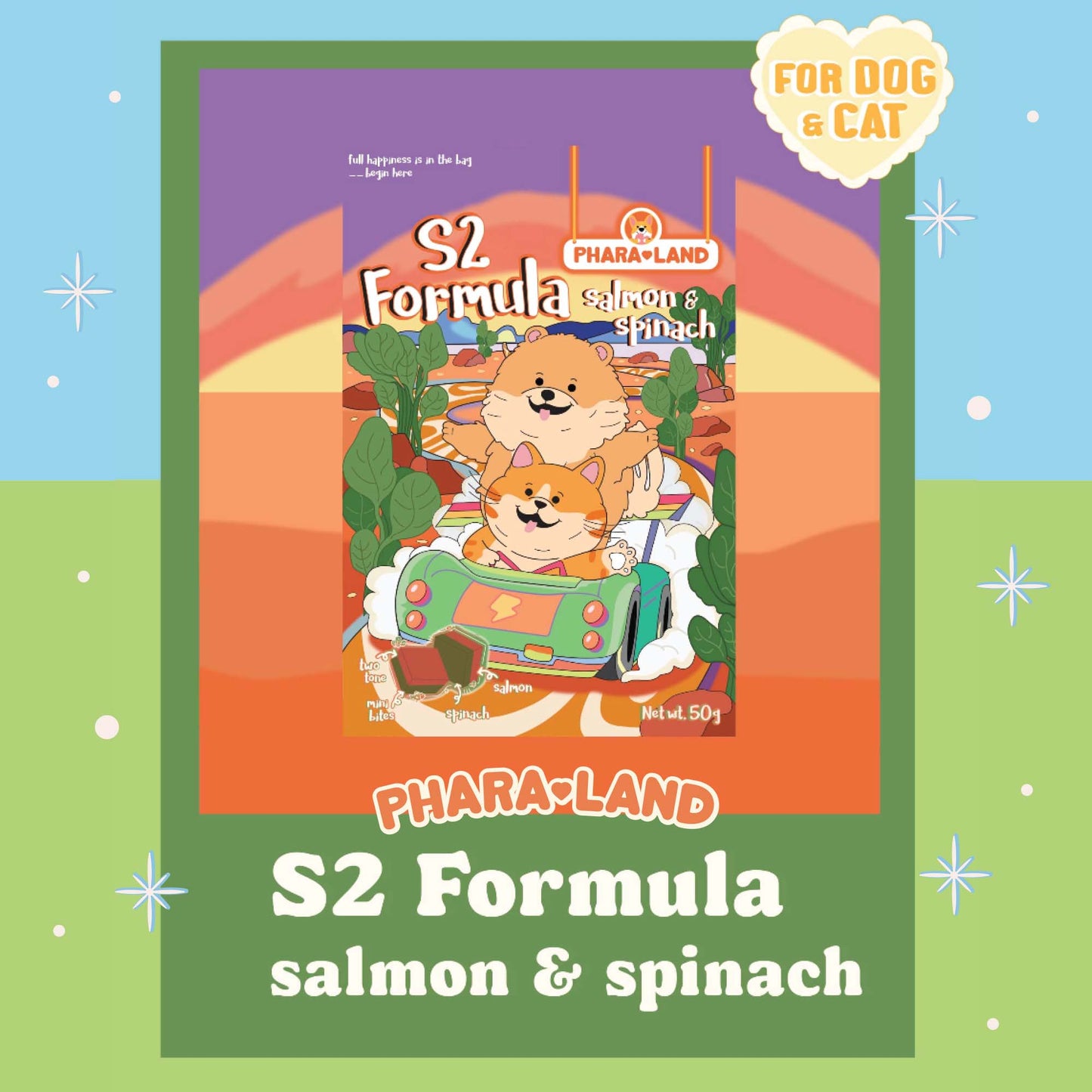Pharaland - S2 Formula Salmon & Spinach