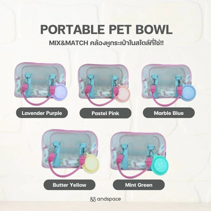 Omma & Space - Portable Travel Pet Bowl