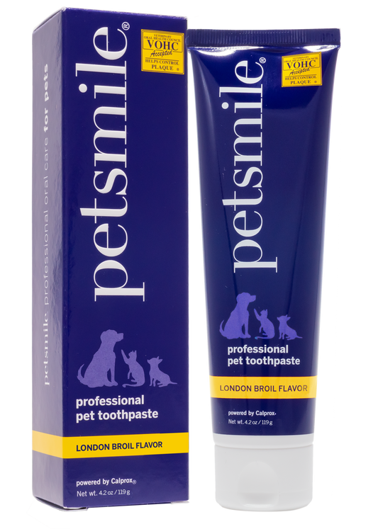 Petsmile VOHC-approved pet toothpaste available at Le Bubu Pets