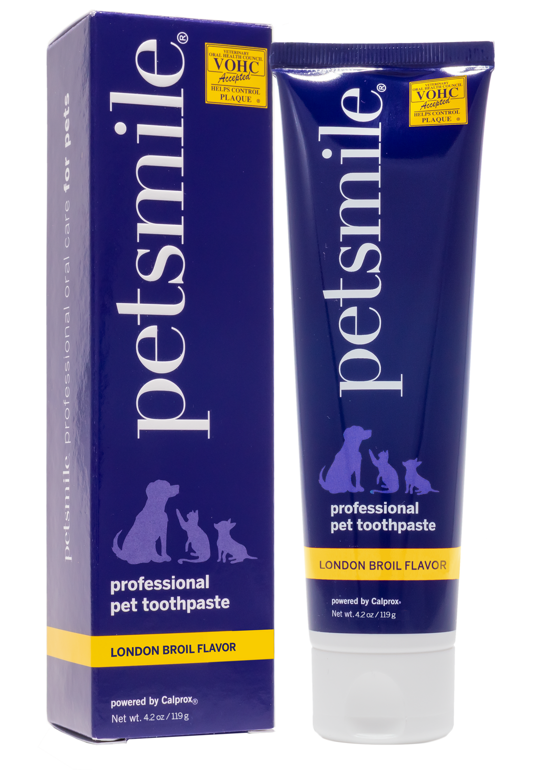Petsmile Professional Pet Toothpaste in London Broil flavor, the only VOHC-approved pet toothpaste available at Le Bubu Pets Philippines