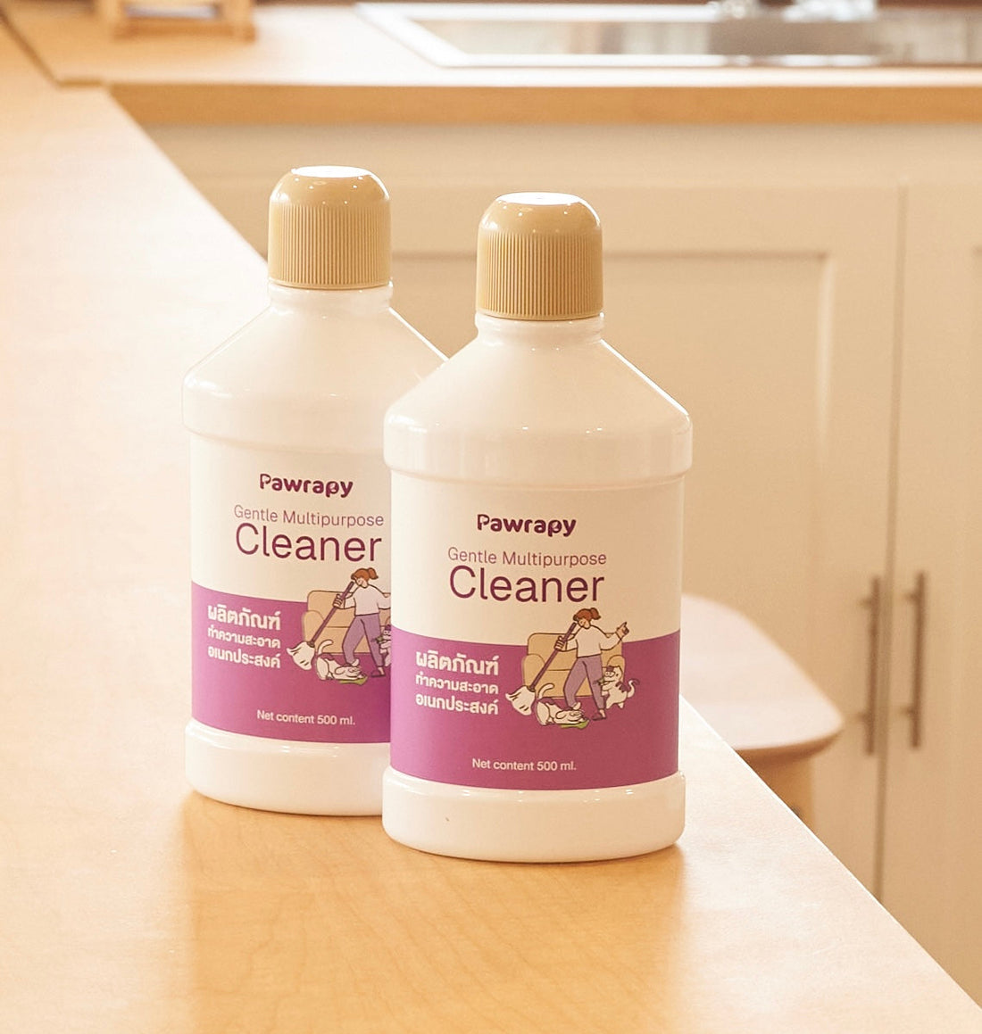 Pawrapy Gentle Multipurpose Cleaner, one of the verified, dermatologically-tested products Le Bubu Pets curates for Filipino pet parents