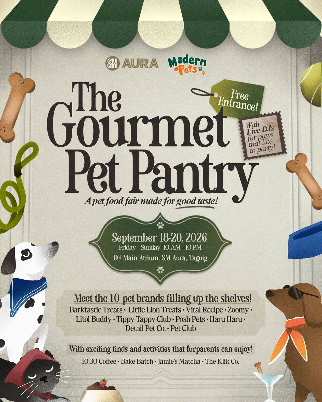 Le Bubu Pets Co-Presents The Gourmet Pet Pantry: A Pet Food Fair at SM Aura This September 18-20