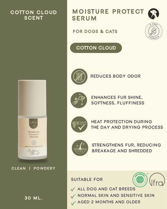 The Pawcious - Moisture Protect Serum, Cotton Cloud