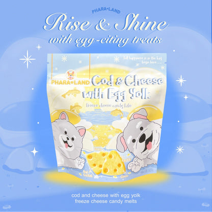 Pharaland - Cod & Cheese with Egg Yolk, Freeze-Dried