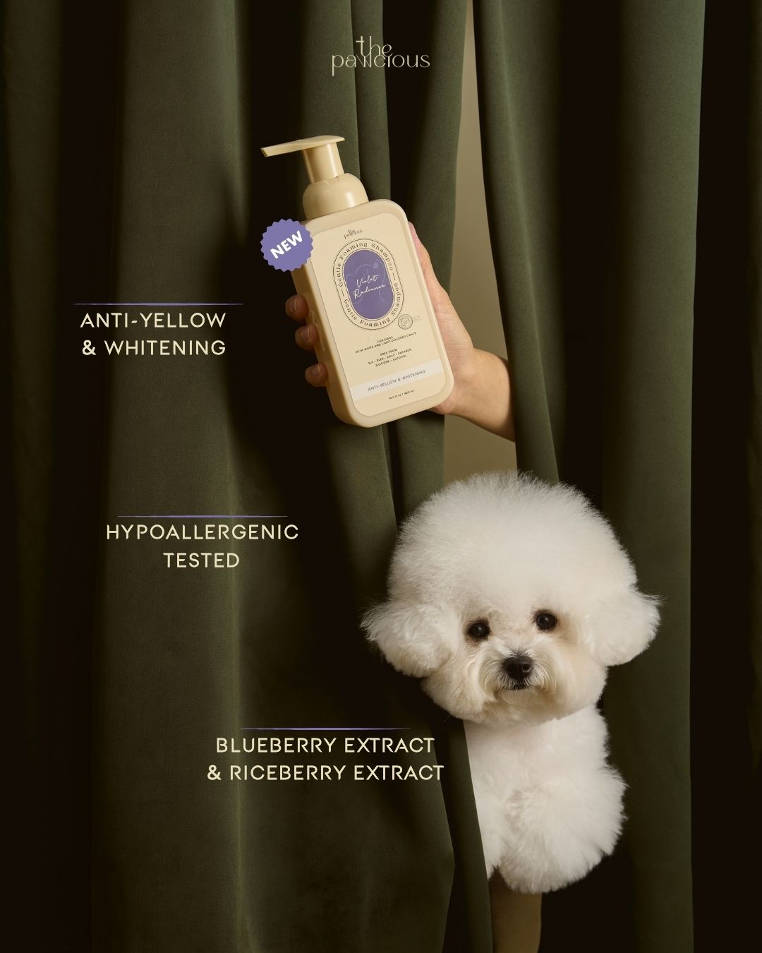 The Pawcious - Shampoo for White Dogs