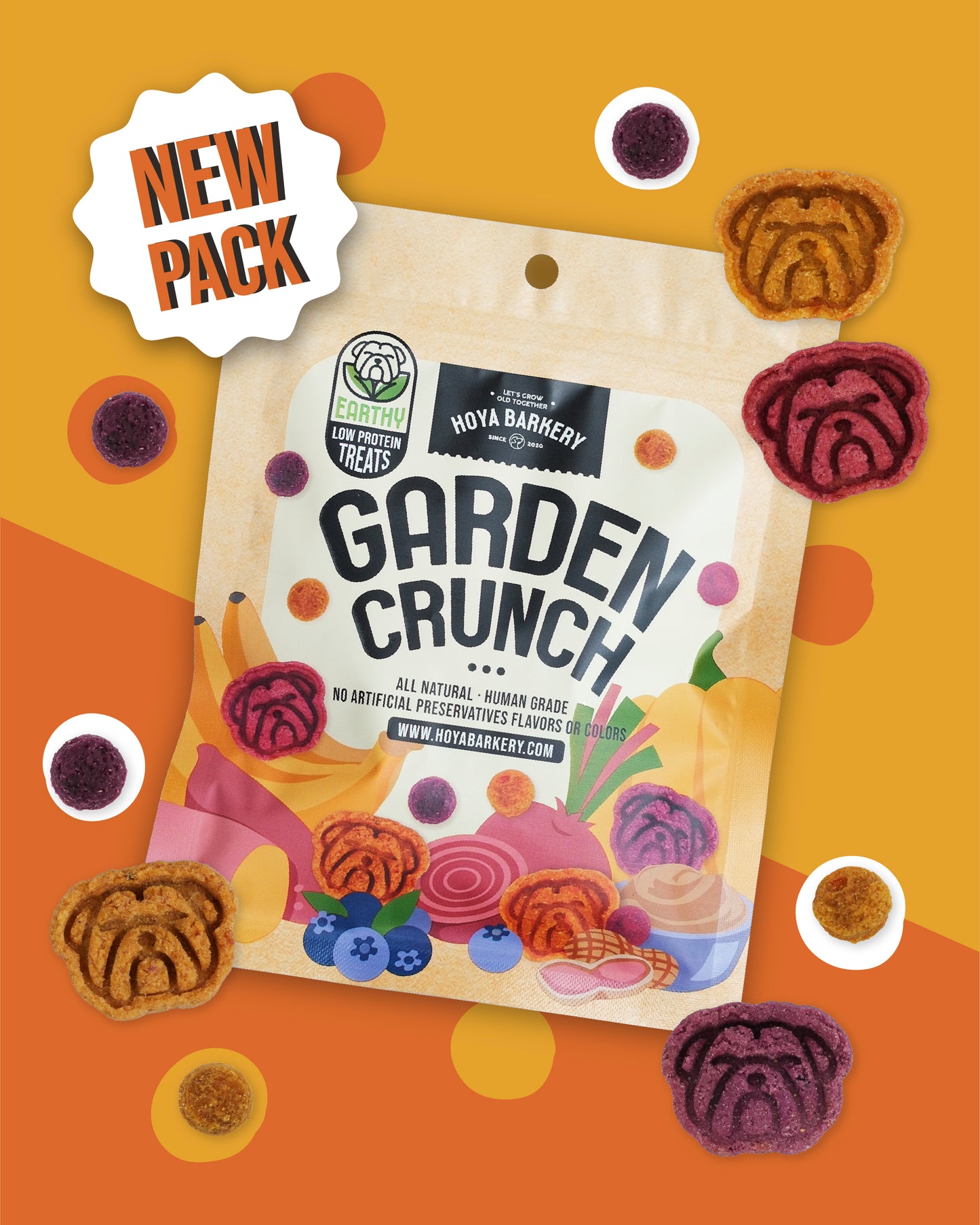 Hoya Barkery - Garden Crunch (formerly Flourless Cookies)