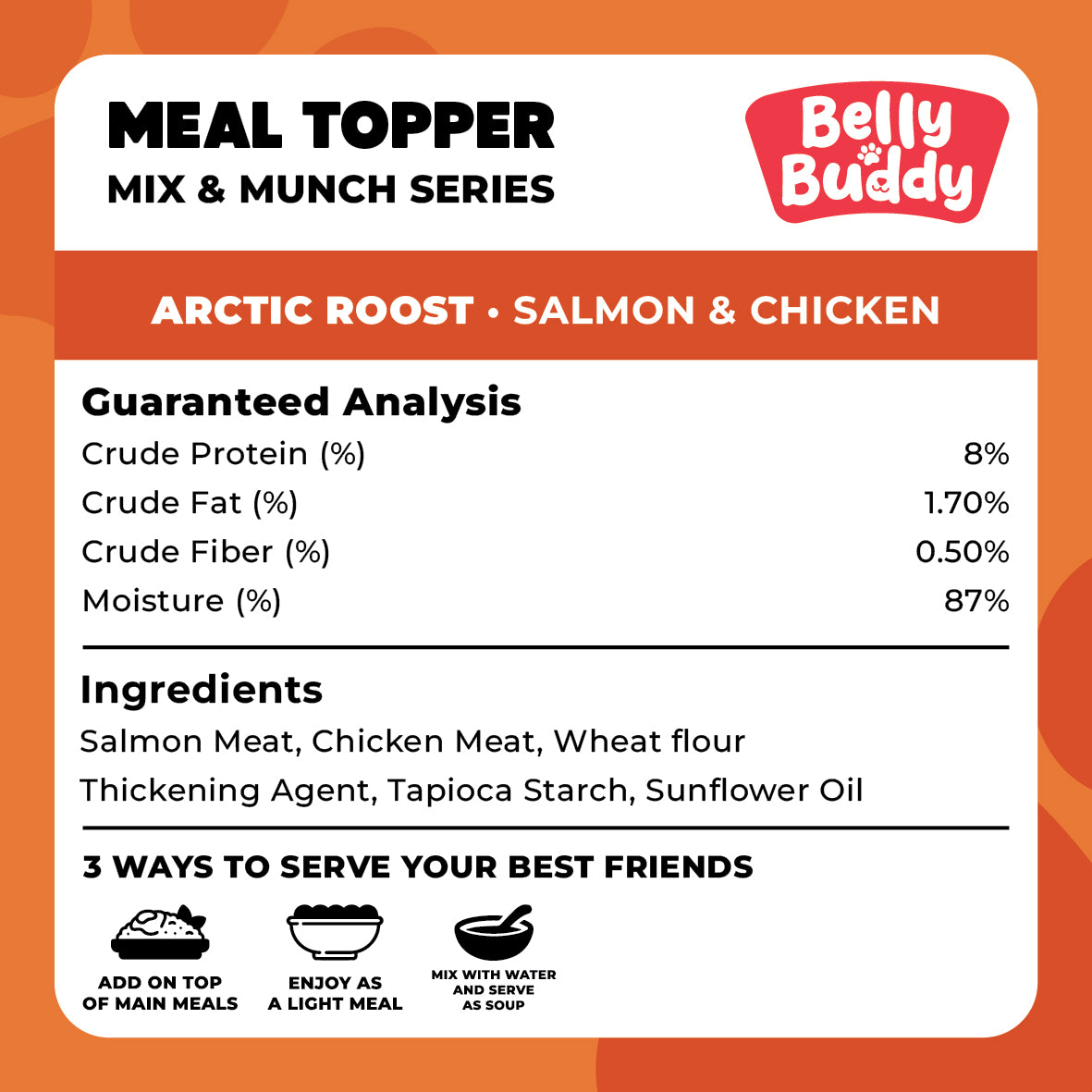 Belly Buddy Mix & Munch Series - Arctic Roost (Salmon & Chicken)
