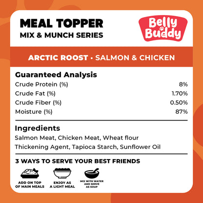 Belly Buddy Mix & Munch Series - Arctic Roost (Salmon & Chicken)