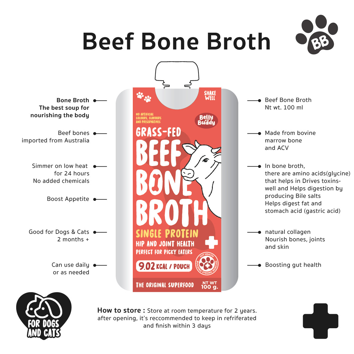 Belly Buddy - Bone Broth, 100ml