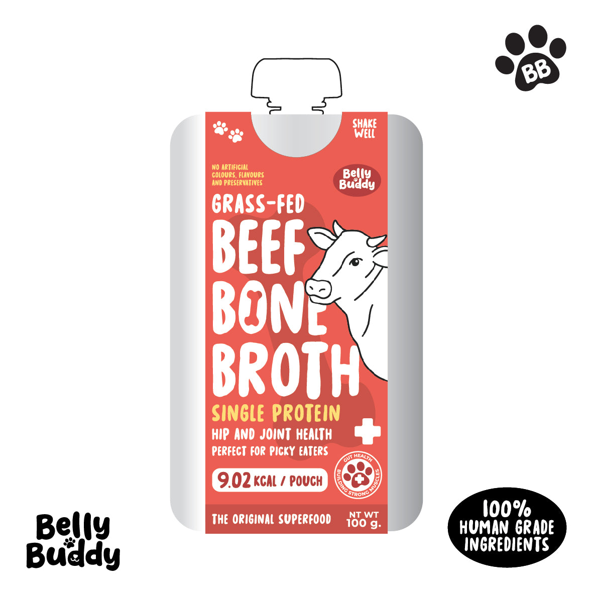 Belly Buddy - Beef Bone Broth, 100ml [Pre-order]