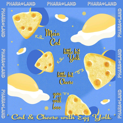 Pharaland - Cod & Cheese with Egg Yolk, Freeze-Dried