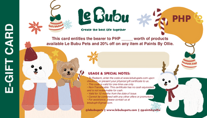Le Bubu Pets E-Gift Card