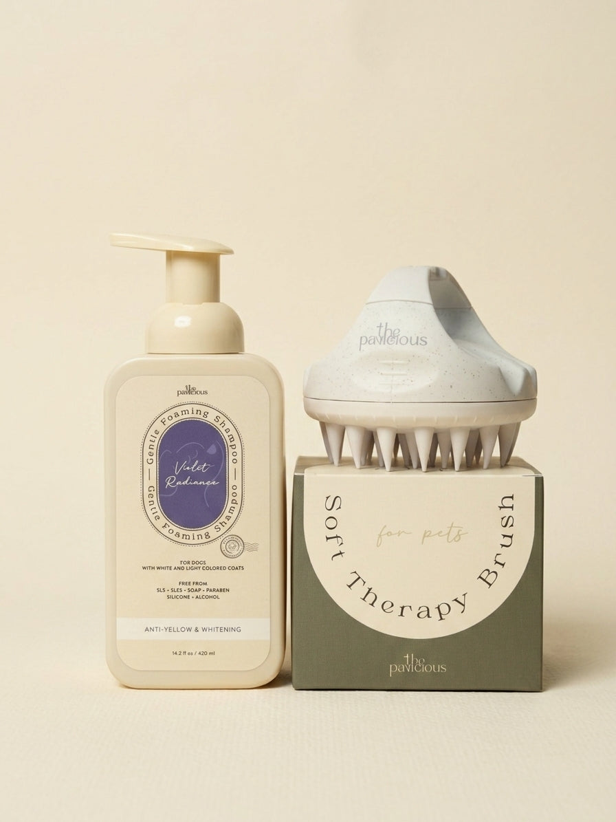 The Pawcious - Shampoo + Therapy Brush