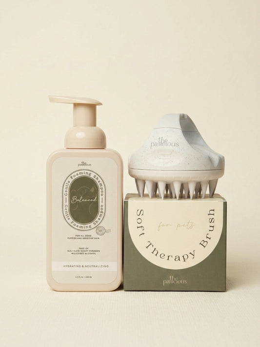 The Pawcious - Shampoo + Therapy Brush