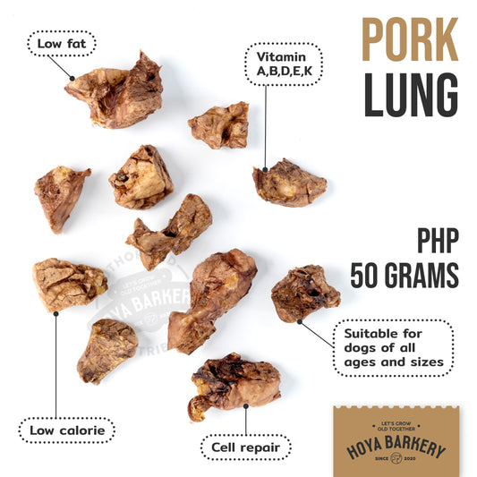 Hoya Barkery Pork Lung, 50g