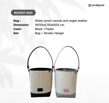Omma & Space - Bucket Bag Pastel