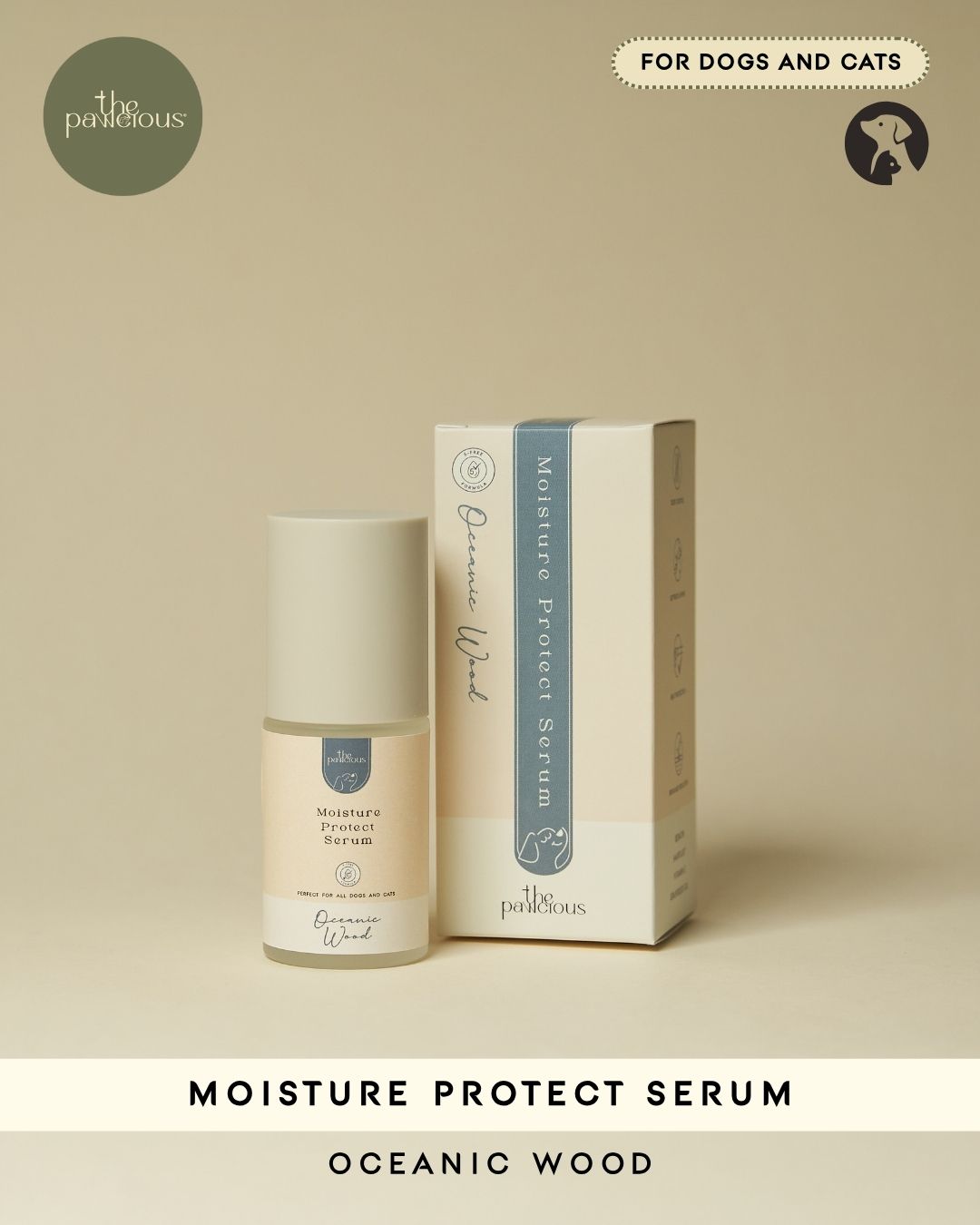 The Pawcious - Moisture Protect Serum, Oceanic Wood
